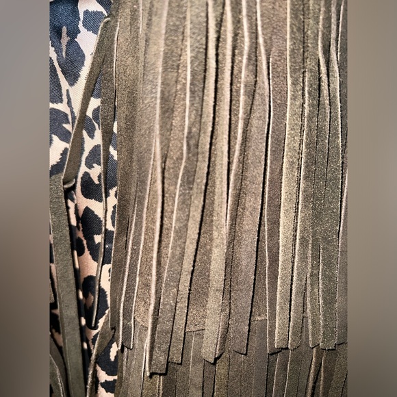 True religion Leather fringe vest😎 - Picture 6 of 6